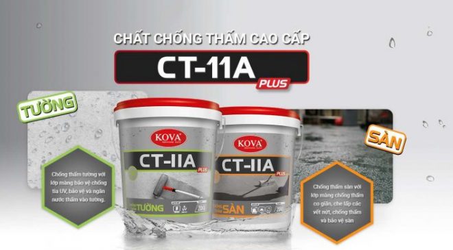 Chất chống thấm KOVA CT-11A Plus cho tường và sàn